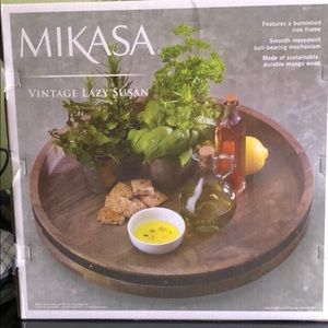 Wood Lazy Susan by Mikasa